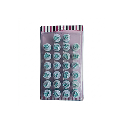 BS-128 PLASTİK BASMALI KÜÇÜK HARF SET - Pastry Planet