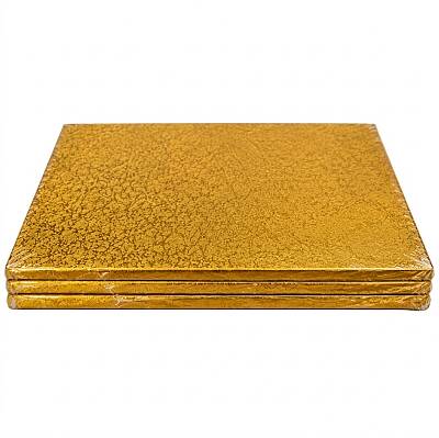 GOLD SÜSL 24x24 CM KARE GOLD ALTLIK DRAM LÜX 5MM*3 - 1