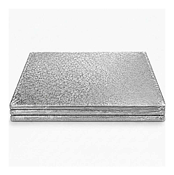 GOLD SÜSL 24x24 CM KARE GÜMÜŞ ALTLIK DRAMLÜX 5MM*3 - Gold Süsleme