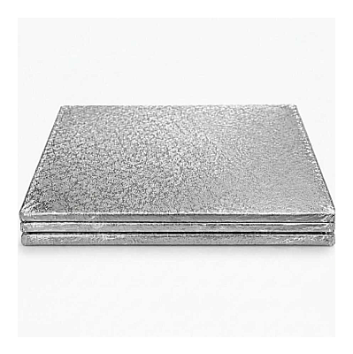 GOLD SÜSL 24x24 CM KARE GÜMÜŞ ALTLIK DRAMLÜX 5MM*3 - 1