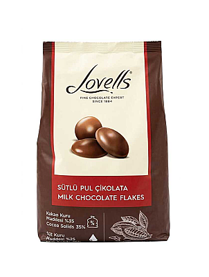 LOVELLS SÜTLÜ PUL ÇİKOLATA KUVERTÜR 2,5 KG (K:4) - 1