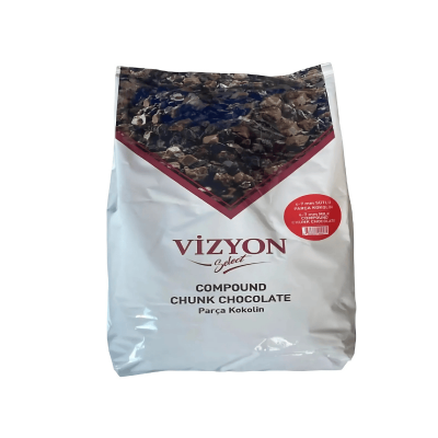 VİZYON 4-7mm SÜTLÜ PARÇA ÇİKOLATA KOKOLİN 2,5 KG*8 - 1